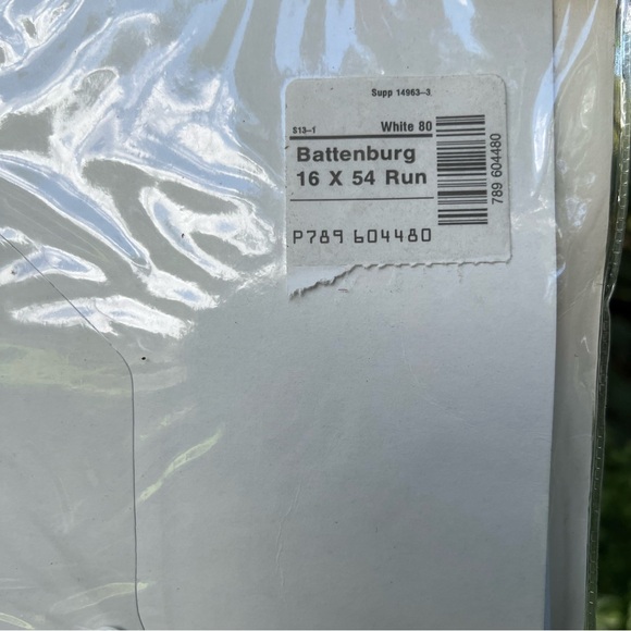 Vintage Battenburg Lace Lace Dresser Table Runner Coffee Table Elizabeth Gray - Picture 12 of 15